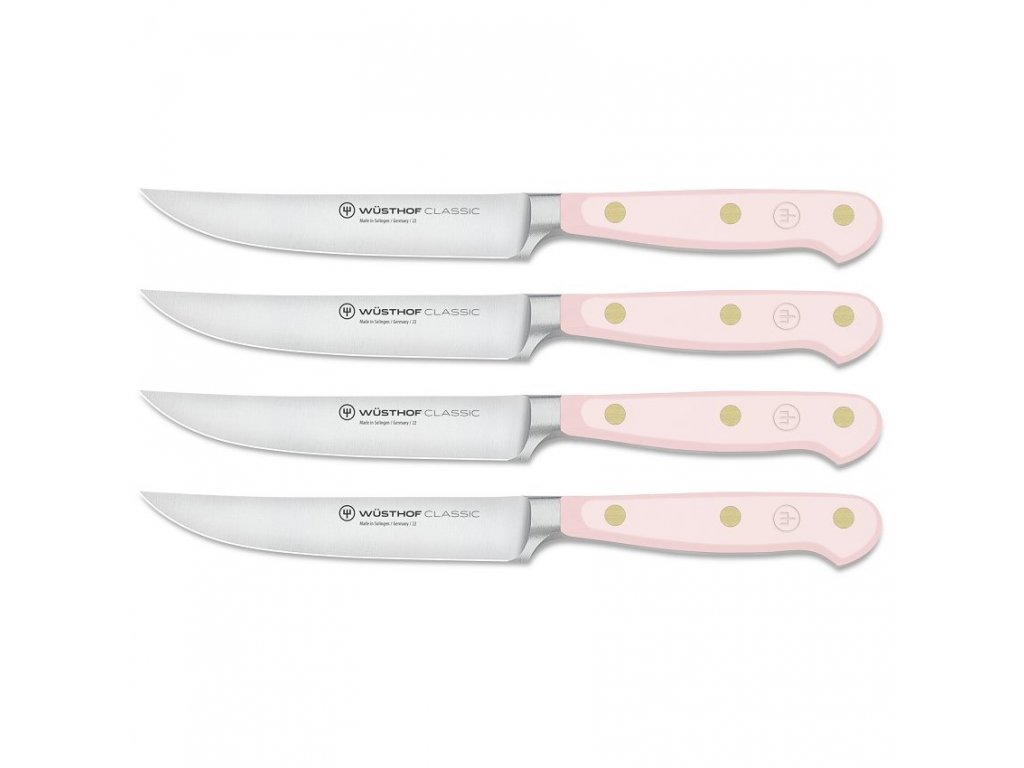 Pink Knife Set Stainless Steel, Color Kitchen Knives Set