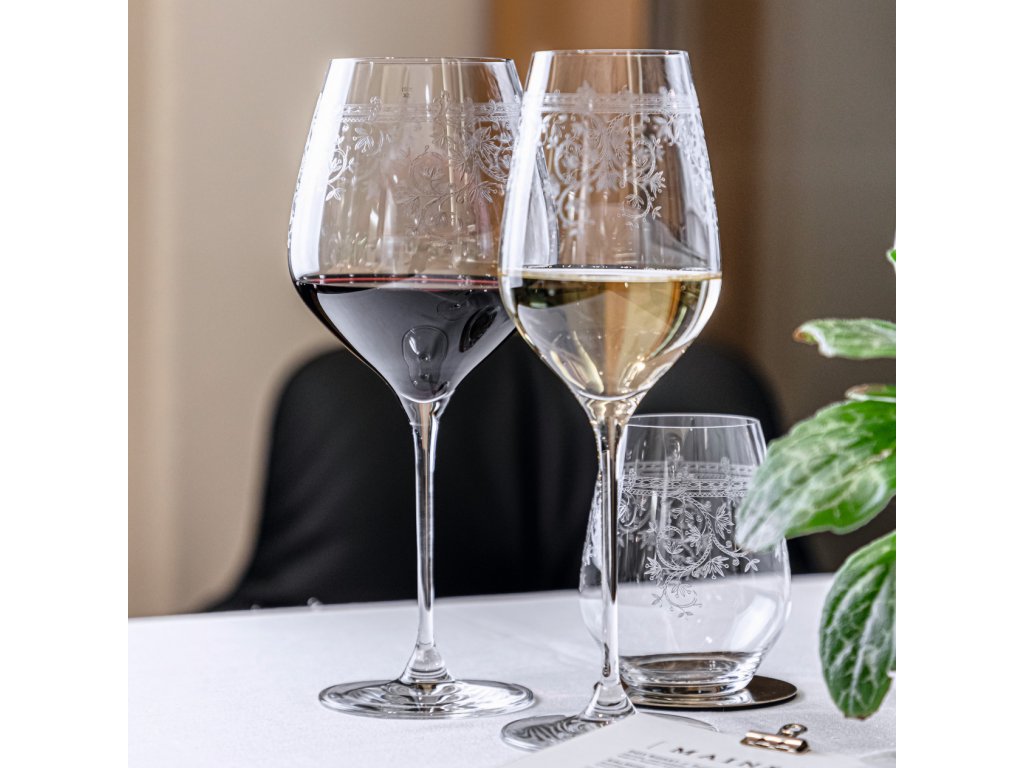 White wine glasses ARABESQUE, set of 2, 500 ml, clear, Spiegelau 