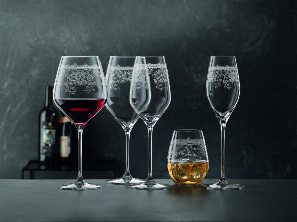 White wine glasses ARABESQUE, set of 2, 500 ml, clear, Spiegelau 