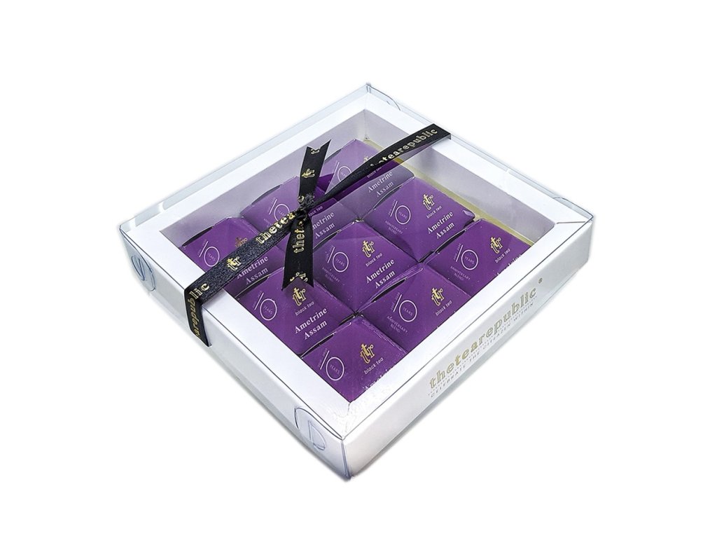 Gift set of teas AMETRINE ASSAM, 9 tea pyramids, The Tea Republic