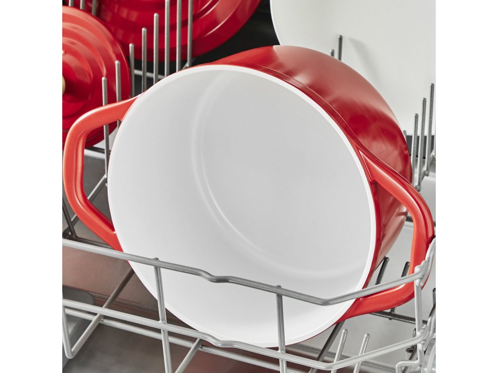 Casserole pot AIR E2544455 20 cm, 3,1 l, red, aluminium, Tefal 
