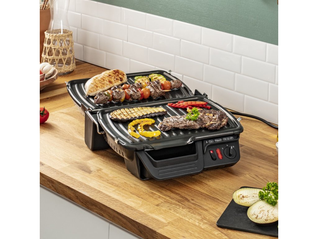 Electric contact grill ULTRACOMPACT 600 COMFORT GC306012 2000 W silver Tefal 103 30 Kulina