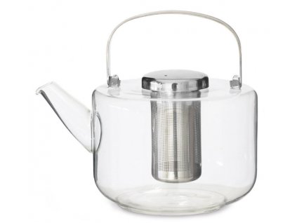 Tea infuser teapot BJORN 1,2 l, glass, Viva Scandinavia