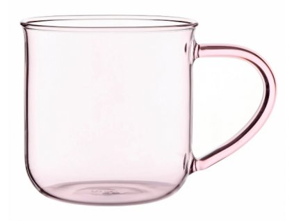 Tea glass EVA MINIMA 400 ml, pink, glass, Viva Scandinavia