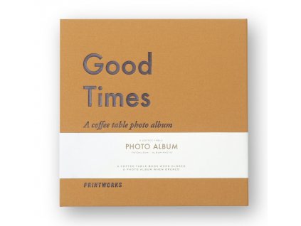 Photo album GOOD TIMES, orange, Printworks