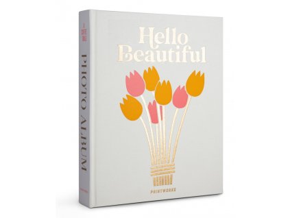 Photo album HELLO BEAUTIFUL, white, Printworks