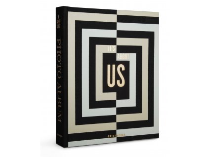 Photo album IT'S ABOUT US, black, Printworks