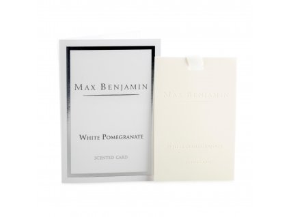 White Pomegranate Fragrance Card Max Benjamin
