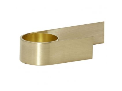 Tealight holder ROLL brass, Hübsch