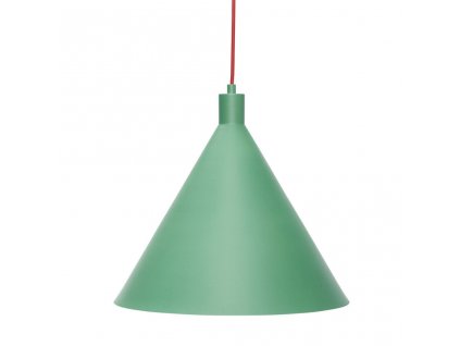 Pendant lamp YAMA, green, Hübsch