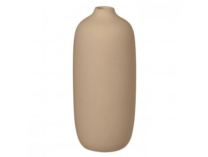 Vase CEOLA 18 cm, beige, ceramics, Blomus