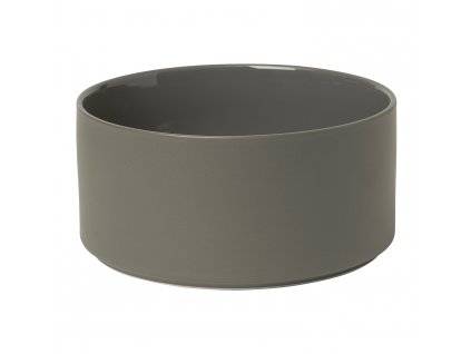 Serving bowl PILAR 1,7 l, dark grey, Blomus