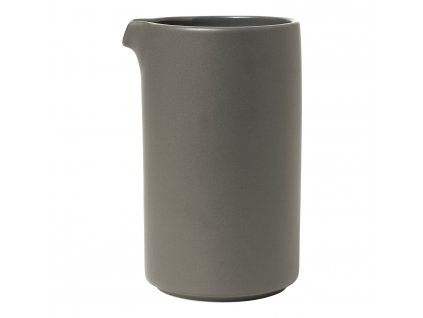 Milk jug PILAR 500 ml, gark grey, ceramic, Blomus