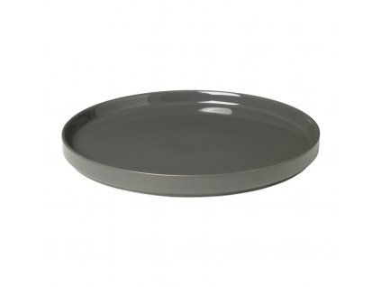 Dinner plate PILAR, dark grey, Blomus