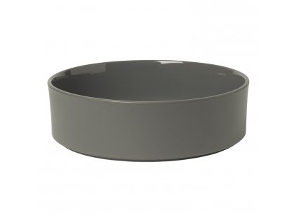 Serving bowl PILAR XL 3 l, dark grey, Blomus