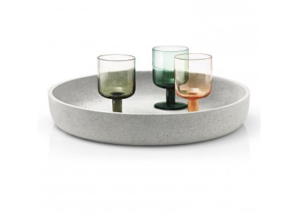 Decorative bowl MOON, ⌀ 40 cm, light grey, Blomus