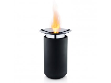Gel candle holder LUNA 24 cm, black, Blomus