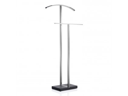 Suit valet stand MENOTO, matt stainless steel, Blomus