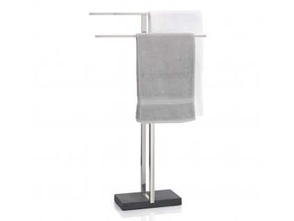Standing towel rack MENOTO 50 cm, matt stainless steel, Blomus