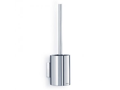 Toilet brush holder NEXIO 36 cm, wall-mounted, polished stainless steel, Blomus