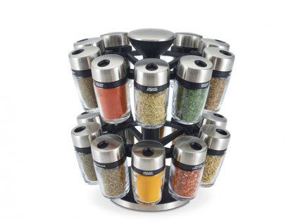 Spice containers with a stand, 20 pcs, Cole & Mason
