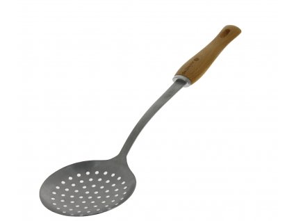 Colander spoon B BOIS, wooden handle, de Buyer