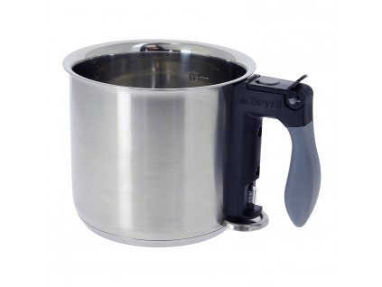 Milk pot 16 cm, double-walled, de Buyer