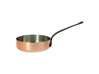 Copper pan for sautéing with cast iron handle O 16 cm Inocuivre de Buyer