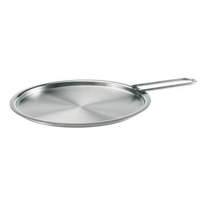 Pot lid EVA TRIO 24 cm, flat, with handle, glass, Eva Solo