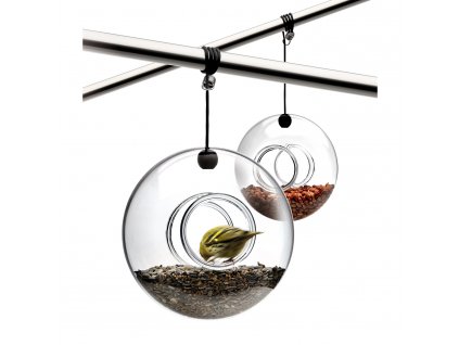 Bird feeder 14 cm, hanging, glass, Eva Solo
