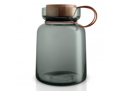 Kitchen storage jar SILHOUETTE 2 l, smoked glass, Eva Solo