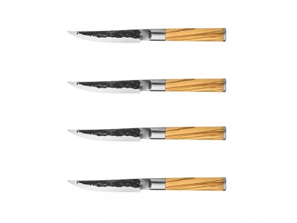 Steak knife OLIVE, set of 4 pcs, Forged