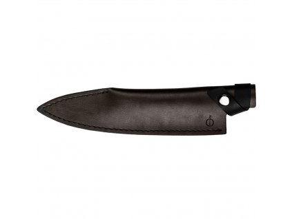 Knife sheath for chef's knife 22 cm, leather, Forged