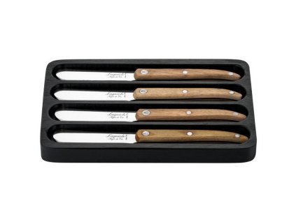 6 Deejo steak knives Serrated, Coral wood - STEAK KNIVES - TABLEWARE &  KITCHEN