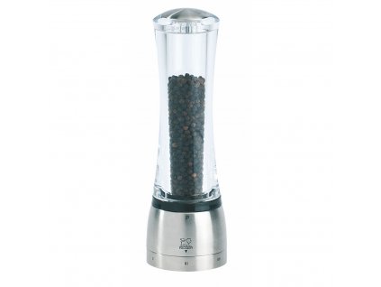 Pepper mill DAMAN 21 cm, brushed stainless steel, Peugeot