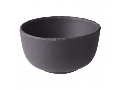 Serving bowl BASALT 10 cm, slate-effect, ceramics, REVOL
