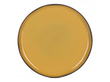 Dinner plate CARACTERE 26 cm, tumeric, REVOL