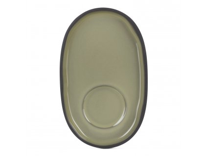 Saucer for CARACTERE coffee cup, khaki, REVOL