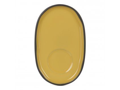 Saucer for CARACTERE cup, curry, REVOL
