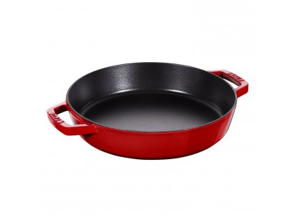 Frying pan 26 cm, cherry, cast iron, Staub