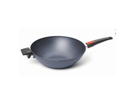 Titanium pan Wok O 34 cm with removable handle Diamond Lite WOLL