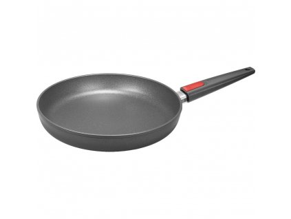 Non-stick pan TITANIUM NOWO 32 cm, for induction, removable handle, titanium, WOLL