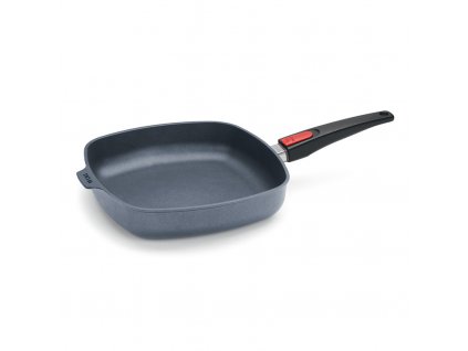 Non-stick pan DIAMOND LITE 28 x 28 cm, removable handle, titanium, WOLL