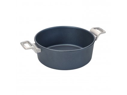 Casserole pot DIAMOND LITE PRO 28 cm, for Induction, titaium, WOLL