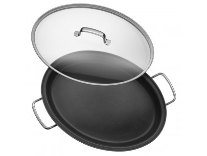 Serving pan 38 x 26 cm, oval, non-stick surface, WMF
