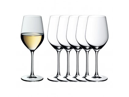 White wine glass EASY PLUS, set of 6 pcs, 390 ml, WMF
