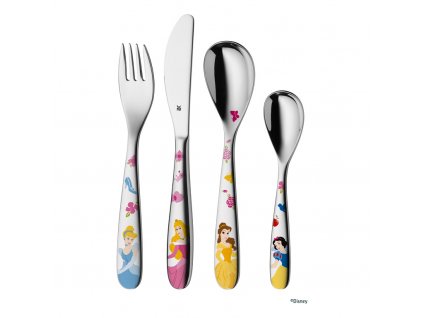 Kids cutlery set DISNEY PRINCESS, 4 pcs, WMF