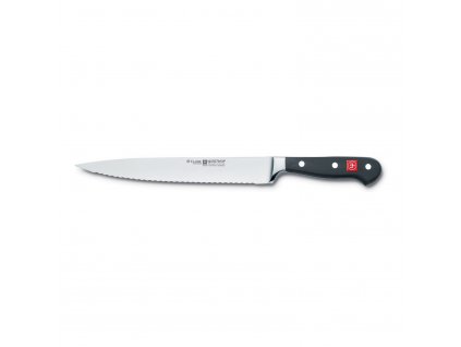 Slicing knife CLASSIC 23 cm, serrated blade, Wüsthof
