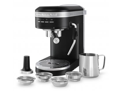 Semi-automatic coffee machine ARTISAN 5KES6503EBK, cast iron black, KitchenAid