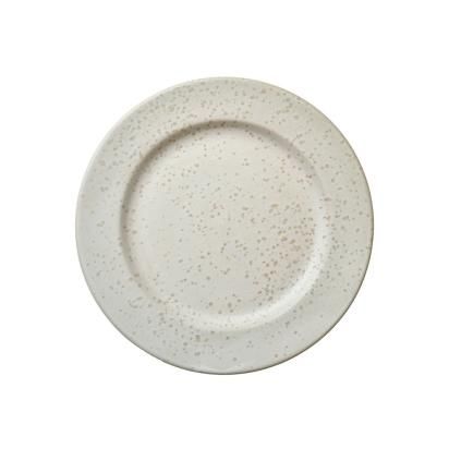 Dessert plate 22 cm, cream matte, Bitz